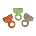 mermaid tail teething relief toy